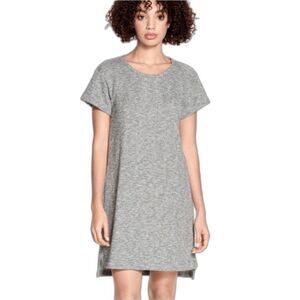 UGG Maree Marled Gray Short Sleeve Sweatshirt Dress - Size Medium